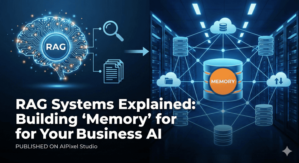 RAG Systems Explained: Building 'Memory' for Your Business AI - Blog post cover image