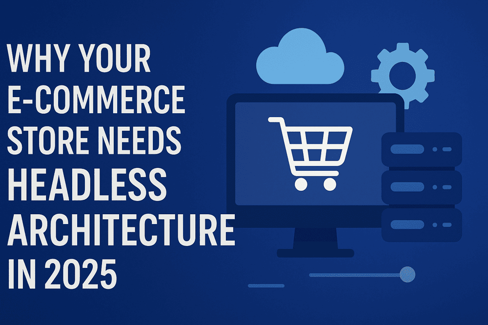 Why Your E-Commerce Store Needs Headless Architecture in 2025 - Blog post cover image